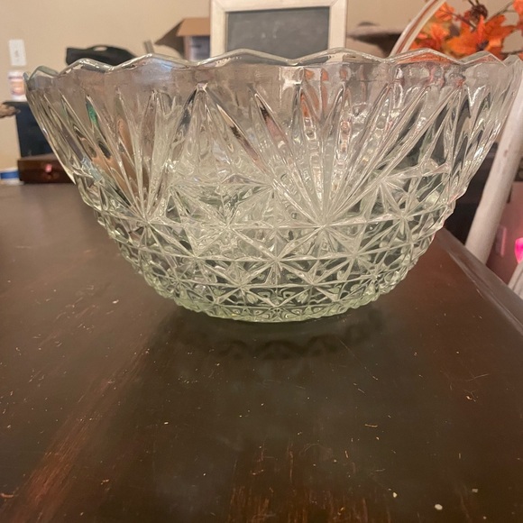 Glass Punch Bowl - Picture 2 of 2